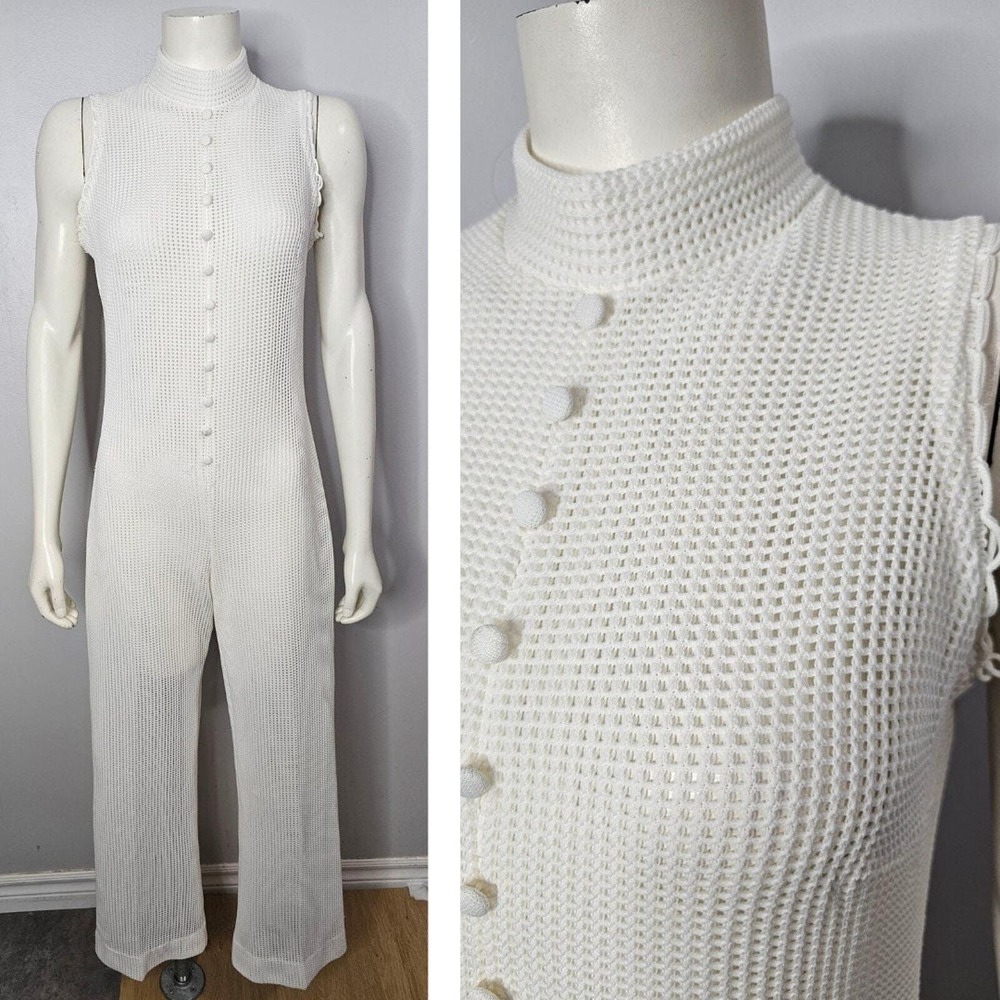 Vintage 1960s Knit Jumpsuit SEXY